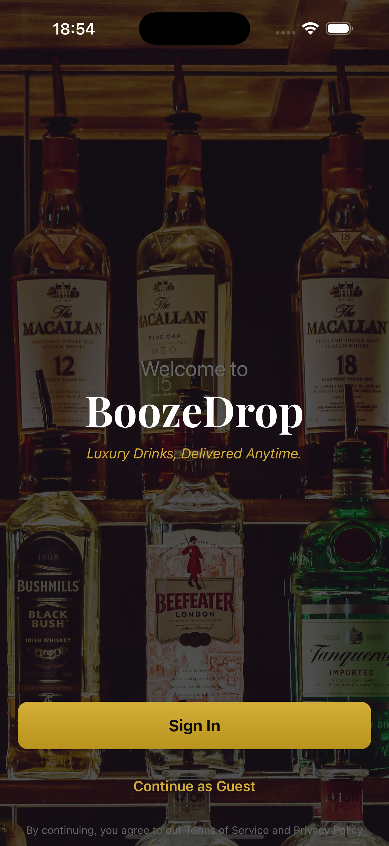 BoozeDrop welcome
