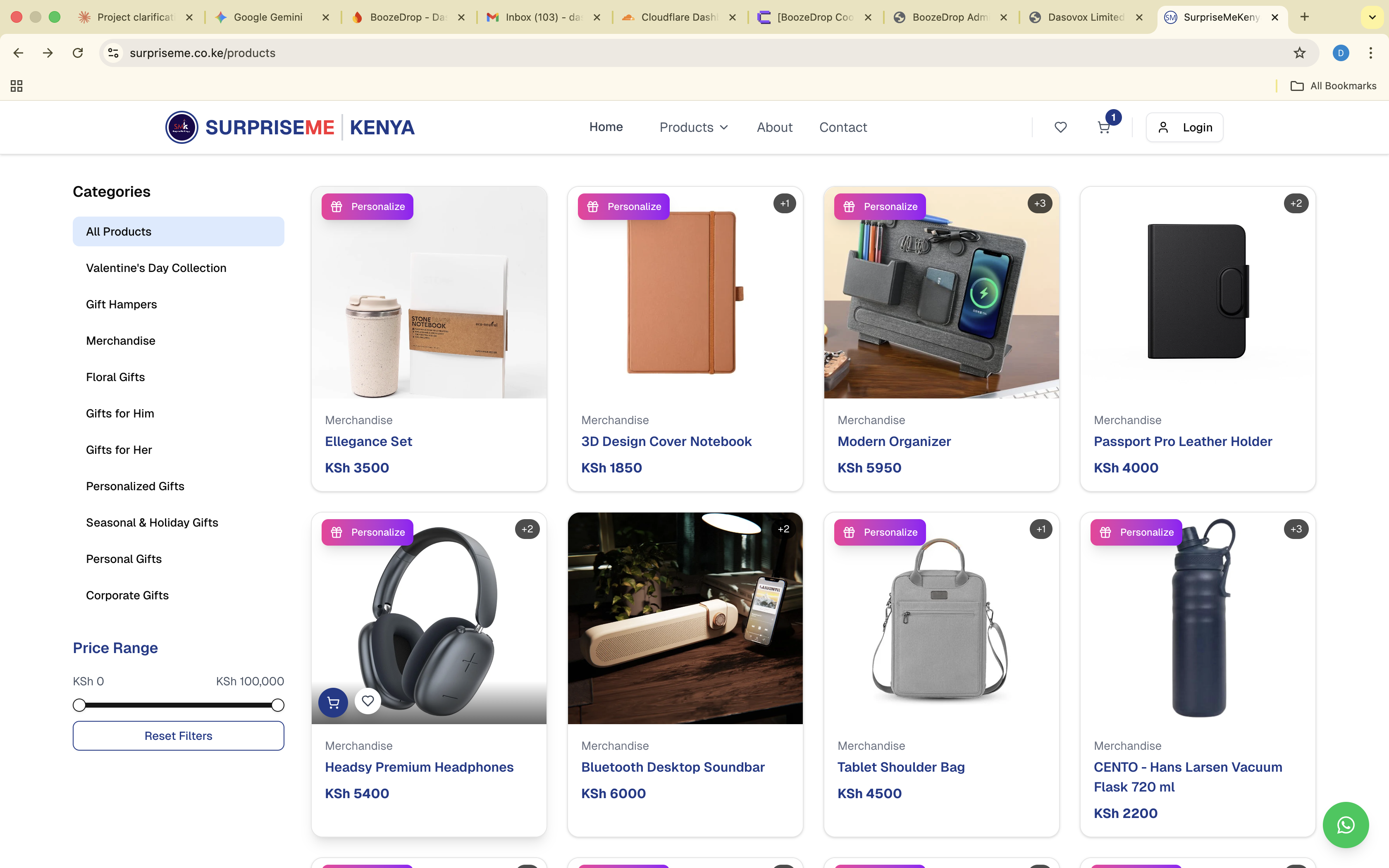 Surpriseme Ecommerce